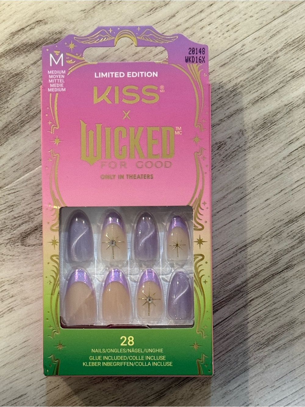 Kiss Wicked Limited Edition Purple French Tip Press-On Nails